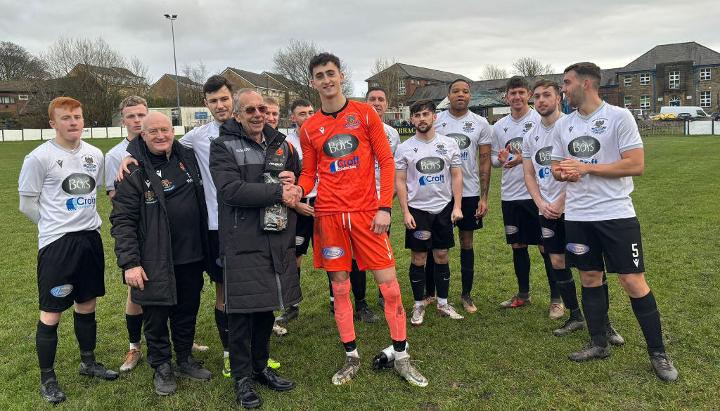 Bacup Borough FC goalkeeper Mason Walker wins Reuch UK First Division Goalkeeper of the Month for November 2023
